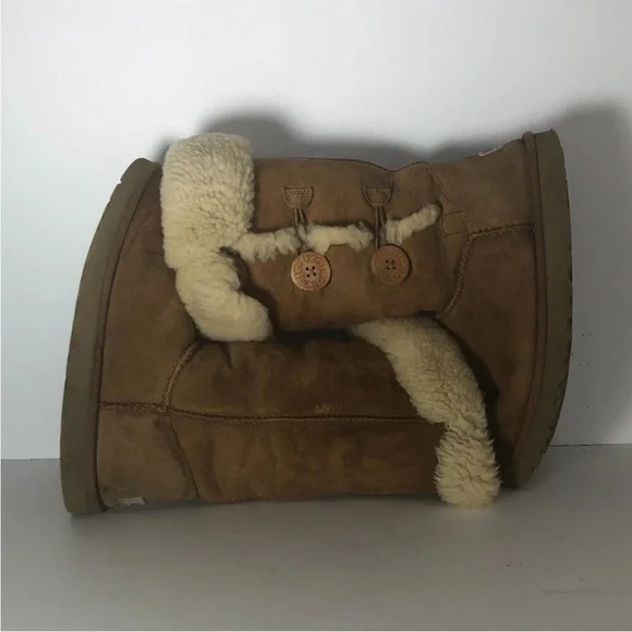 UGG Bailey Boot Women's Size 8 Chestnut Triplet II Sherpa Lined Tall Shoe 1873 - Picture 9 of 12